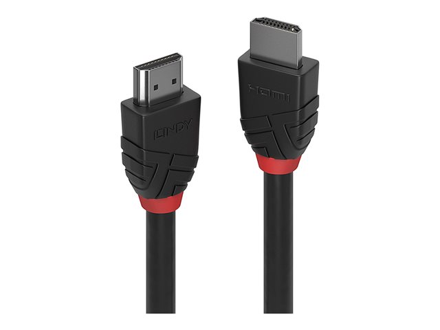 Lindy Black Line HDMI cable with Ethernet - 1 m