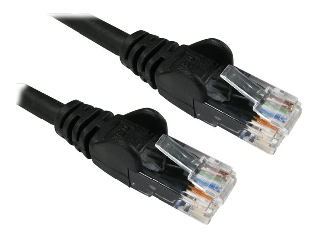 Cables Direct Economy patch cable - 5 m - black