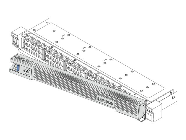 Lenovo ThinkSystem 1U Security Bezel v2 - server security bezel - 1U