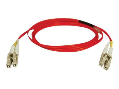 Eaton Tripp Lite Series Duplex Multimode 62.5/125 Fiber Patch Cable (LC/LC) - Red, 10M (33 ft.) - patch cable - 10 m - red
