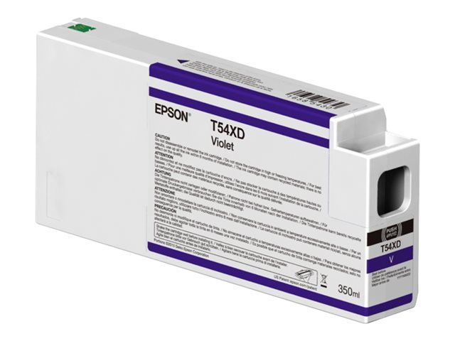 Epson T54XD - 350 ml - violet - original - ink cartridge - for SureColor SC-P6000, SC-P7000, SC-P7000V, SC-P8000, SC-P9000, SC-P9000V