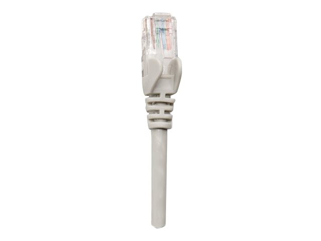 Intellinet Network Patch Cable, Cat5e, 20m, Grey, CCA, U/UTP, PVC, RJ45, Gold Plated Contacts, Snagless, Booted, Lifetime Warranty, Polybag - patch cable - 20 m - grey