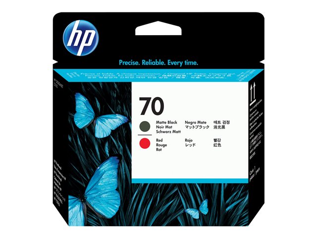 HP 70 - C9409A - 1 x Matte Black - Printhead - For DesignJet Z2100, Z2100 GP, Z3100, Z3100 GP, Z3100ps GP, Z3200, Z3200ps, Z5200 PostScript