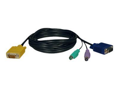 Tripp Lite 6ft PS/2 Cable Kit for KVM Switch 3-in-1 B020-008 / 16 & B022 KVMs 6' - keyboard / video / mouse (KVM) cable - 1.8 m