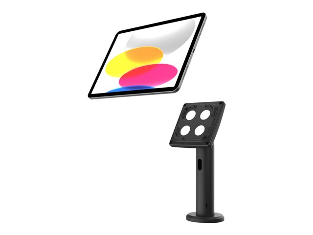 Compulocks Magnetix Secured Magnetic Tablet Counter Stand - Cable lock included - Stand - for tablet - lockable - galvanised steel - black - counter