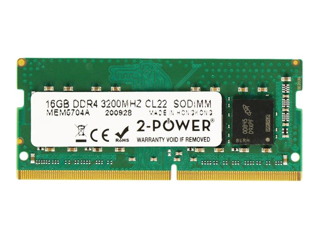 16GB DDR4 3200MHz CL22 SODIMM