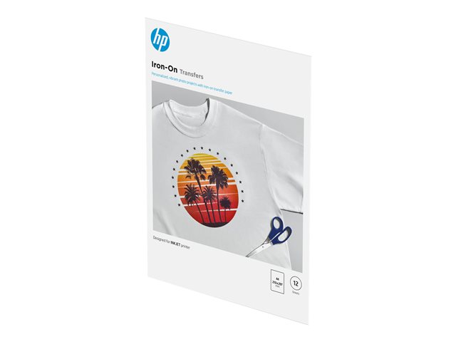 HP - iron-on transfers - 12 pcs. - A4