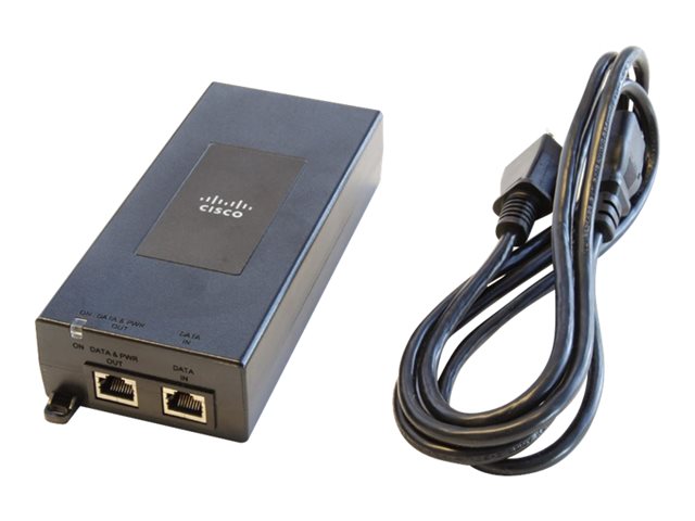 Cisco Meraki 802.3at PoE Injector - PoE injector - 30 Watt