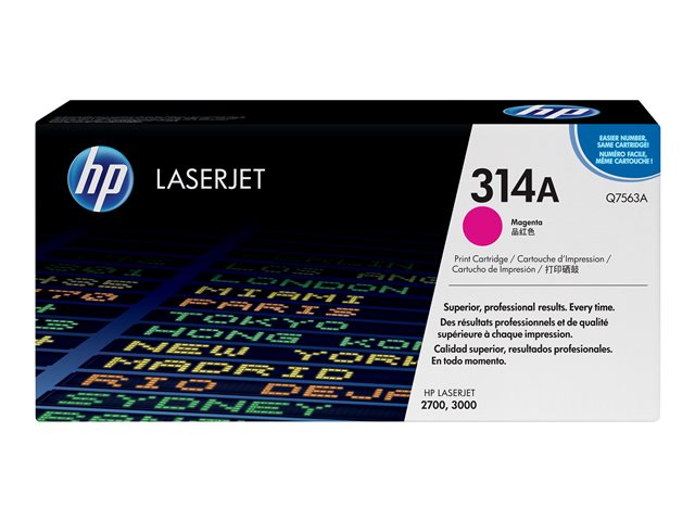 HP 314A - magenta - original - LaserJet - toner cartridge (Q7563A)