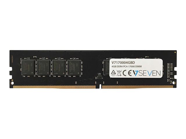 V7 - DDR4 - module - 4 GB - DIMM 288-pin - 2133 MHz / PC4-17000 - unbuffered