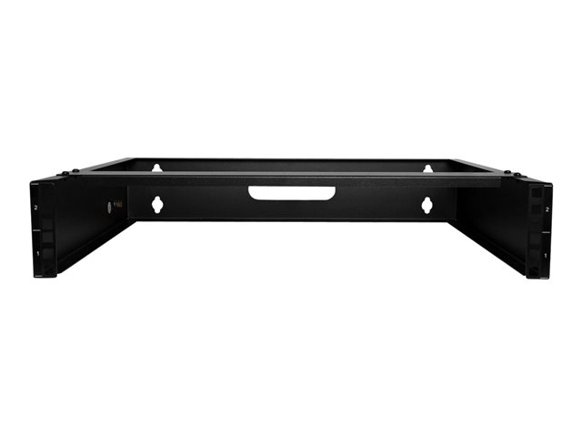 StarTech.com 2U Wall Mount Rack, 19" Wall Mount Network Rack, 14 inch Deep (Low Profile), Wall Mounting Patch Panel Bracket for Network Switches, IT Equipment, 77lb (35kg) Capacity - Network Equipment Rack (RACK-2U-14-BRACKET) - Network device mounting br