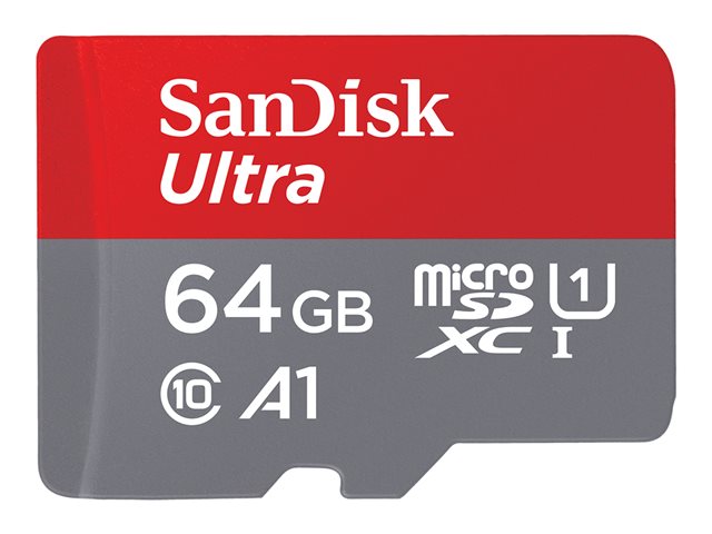 SanDisk Ultra - flash memory card - 64 GB - microSDXC UHS-I
