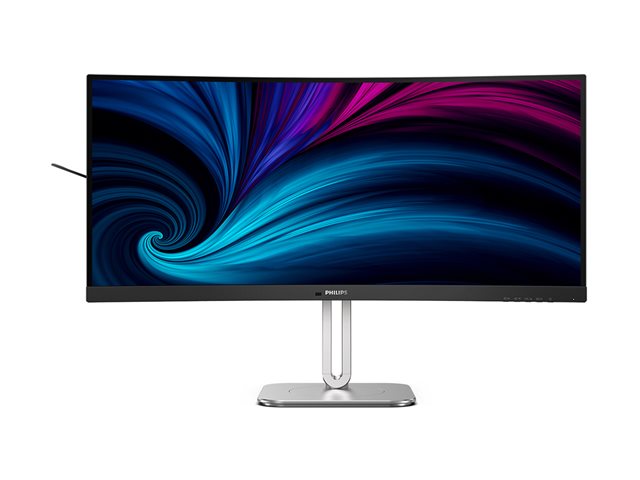 34" Black WQHD Curved Business Monitor DisplayPort HDMI and USB-C