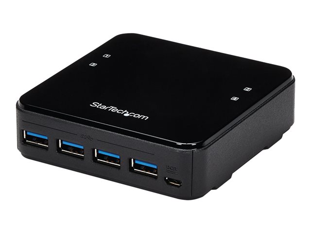 Startech USB 3.0 Peripheral Sharing Switch - 4 USB 3.0 x 4 Computers - Mac / Windows / Linux - USB A/B Switch - USB Switch (HBS304A24A) - Hub - 8 x SuperSpeed USB 3.0 - desktop