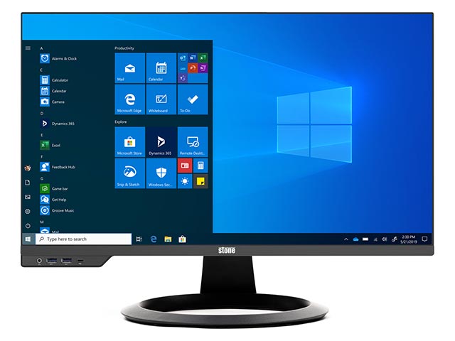 StoneAIO ProEdge - Intel Core i5-10400 - 8GB RAM- 240GB NVMe -  Windows 11 Pro - Keyboard & Mouse Included