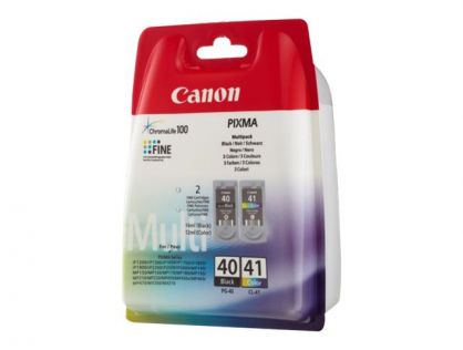 Canon PG-40 / CL-41 Multi Pack - 2-pack - black, colour (cyan, magenta, yellow) - original - ink tank