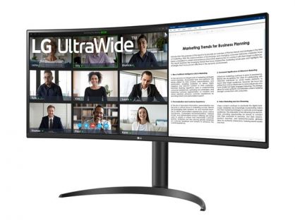 LG UltraWide 34WR55QK-B - LED monitor - curved - 34" - HDR