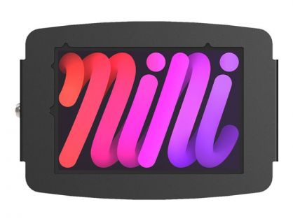 Compulocks iPad Mini 8.3" Space Enclosure Wall Mount - Enclosure - for tablet - lockable - high-grade aluminium - black - wall-mountable, counter top - for Apple iPad mini (6th generation)