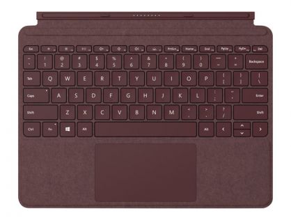 Microsoft Surface Go Signature Type Cover - keyboard - with trackpad, accelerometer - QWERTY - UK - burgundy