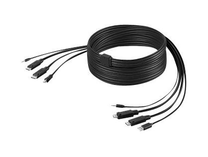 Belkin Secure KVM Cable Kit - video / USB / audio cable - 1.83 m
