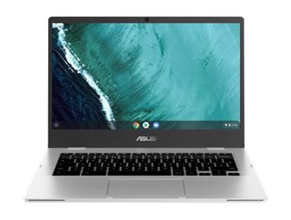 ASUS Chromebook CX1 CX1400CNA-BV0061 - 180-degree hinge design - Intel Celeron N3350 / 1.1 GHz - Chrome OS - HD Graphics 500 - 4 GB RAM - 64 GB eMMC - 14" TN 1366 x 768 (HD) - Wi-Fi 5 - transparent silver