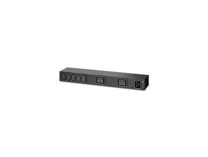 APC Basic Rack PDU AP6120A - Power distribution unit (rack-mountable) - AC 100-240 V - input: IEC 60320 C20 - output connectors: 9 (power IEC 60320 C13, IEC 60320 C19) - for P/N: SCL500RM1U, SCL500RMI1U, SMTL750RM2UCNC, SMX2KR2UX145, SMX3KR2UNCX145, SMX75