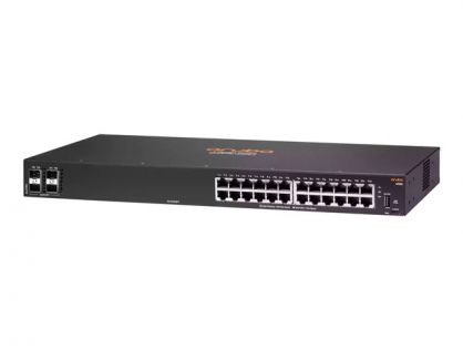 HPE Aruba 6100 24G 4SFP+ Switch - switch - 28 ports - Managed - rack-mountable