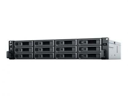 Synology RackStation RS2421RP+ - NAS server - 12 bays - rack-mountable - SATA 6Gb/s - RAID RAID 0, 1, 5, 6, 10, JBOD - RAM 4 GB - Gigabit Ethernet - iSCSI support - 2U