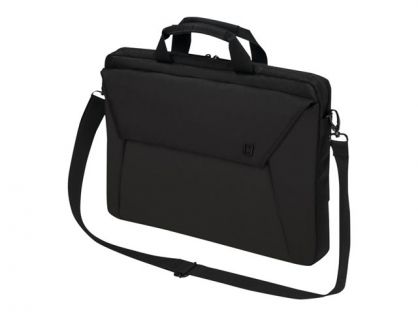 DICOTA Slim Case EDGE Laptop Bag 11.6" - Black. Slim and lightweight, designed to fit Ultrabooks and Apple Macbooks. EVA foam compartment provides superior shock protection for your MacBook or Ultrabook, includes a removable shoulder strap. Lifetime Warra
