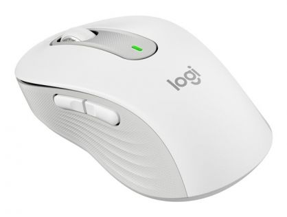Logitech Signature M650 L LEFT - mouse - large size - 2.4 GHz, Bluetooth - off-white