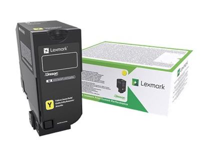 Lexmark - yellow - original - toner cartridge - LCCP, Lexmark Corporate