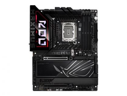 ASUS ROG MAXIMUS Z890 HERO - Motherboard - ATX - LGA1851 Socket - Z890 Chipset - USB4, USB 3.2 Gen 1, USB-C 3.2 Gen2, USB 3.2 Gen 2 - Wi-Fi 7, Bluetooth, 5 Gigabit Ethernet - onboard graphics (CPU required) - HD Audio (8-channel)
