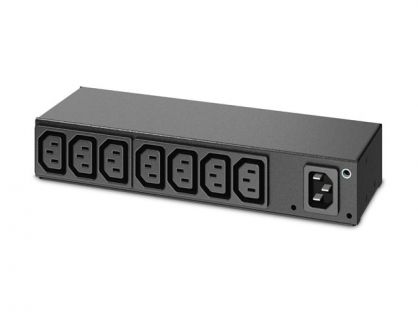 APC Basic Rack PDU AP6015A - Power distribution unit (rack-mountable) - AC 100/120/200/208/230/240 V - input: IEC 60320 C14 - output connectors: 8 (power IEC 60320 C13) - 1U - black - for P/N: SCL500RM1U, SCL500RMI1U, SMTL750RM2UCNC, SMX2KR2UX145, SMX3KR2