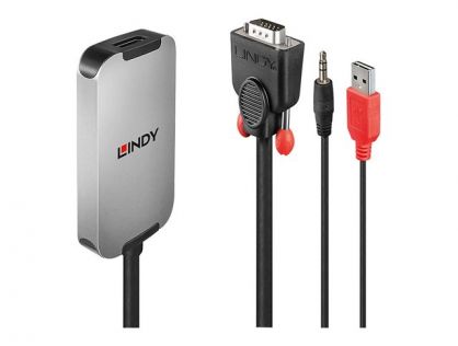 Lindy VGA to DisplayPort 1.2 Converter - DisplayPort adapter - 18 cm