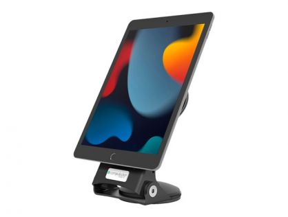 Compulocks Universal Tablet Grip and Security Stand - Stand - for tablet - lockable - black - desktop