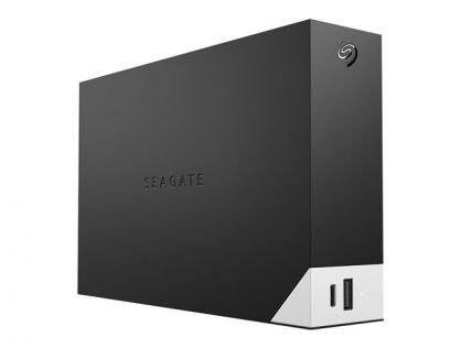 Seagate One Touch with hub STLC8000400 - Hard drive - 8 TB - external (desktop) - USB 3.0 - black - with Seagate Rescue Data Recovery