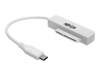 Tripp Lite 6in USB-C Gen 2 to SATA III Adapter w/ UASP 2.5" Hard Drives - storage controller - SATA 6Gb/s - USB 3.1 (Gen 2)