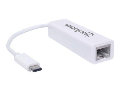 USB-C GIGABIT NETWORK ADAPTER- 10/100/1000 MBPS WHITE BLISTER