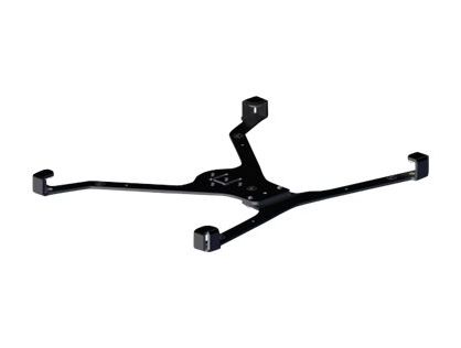 SpacePole X-Frame mounting component - for tablet - black