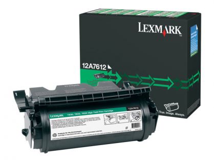 Lexmark - High Yield - black - original - remanufactured - toner cartridge - LCCP