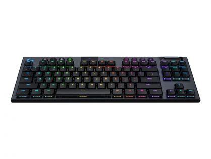 Logitech G915 TKL Tenkeyless LIGHTSPEED Wireless RGB Mechanical Gaming Keyboard - keyboard - QWERTY - UK - carbon Input Device