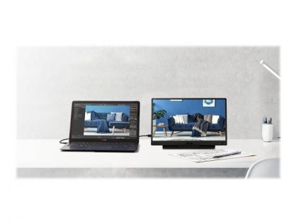 ASUS ZenScreen MB166C - LED monitor - 15.6" (16" viewable) - portable - 1920 x 1080 Full HD (1080p) @ 60 Hz - IPS - 250 cd/m² - 800:1 - 5 ms - USB-C