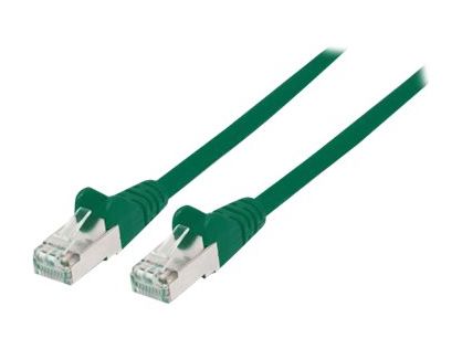 NETWORK CABLE CAT6A COPPER 2M- GREEN S/FTP SNAGLESS/BOOTED