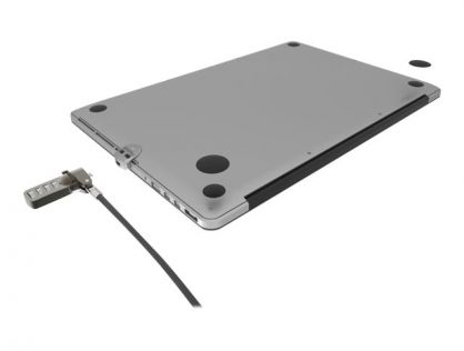 Compulocks MacBook Pro Retina Cable Lock Adapter With Combination Cable Lock - System security kit - silver - for Apple MacBook Pro with Retina display 13.3" (Late 2012, Early 2013, Late 2013, Mid 2014, Early 2015)