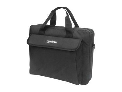 LONDON LAPTOP BAG 14.1IN BLACK- TOP LOADER