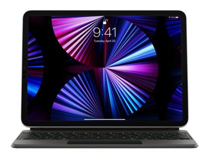 Apple Magic Keyboard - Keyboard and folio case - with trackpad - backlit - Apple Smart connector - QWERTY - Ukrainian - black