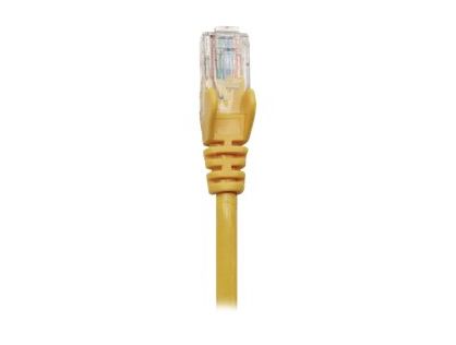 Intellinet Network Patch Cable, Cat5e, 3m, Yellow, CCA, U/UTP, PVC, RJ45, Gold Plated Contacts, Snagless, Booted, Lifetime Warranty, Polybag - patch cable - 3 m - yellow
