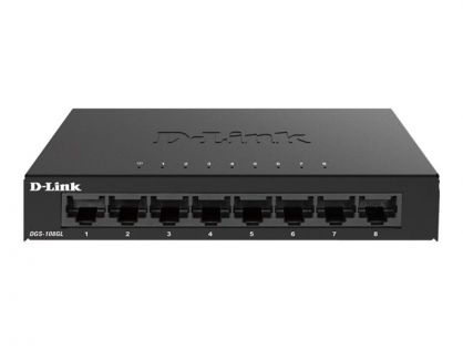 D-Link DGS 108GL - Switch - unmanaged - 8 x 10/100/1000 - desktop