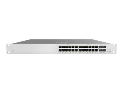Cisco Meraki Cloud Managed MS120-24P - Switch - Managed - 24 x 10/100/1000 + 4 x Gigabit SFP - rack-mountable, desktop - PoE (370 W)