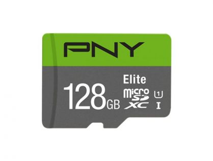 PNY Elite - flash memory card - 128 GB - microSDXC UHS-I